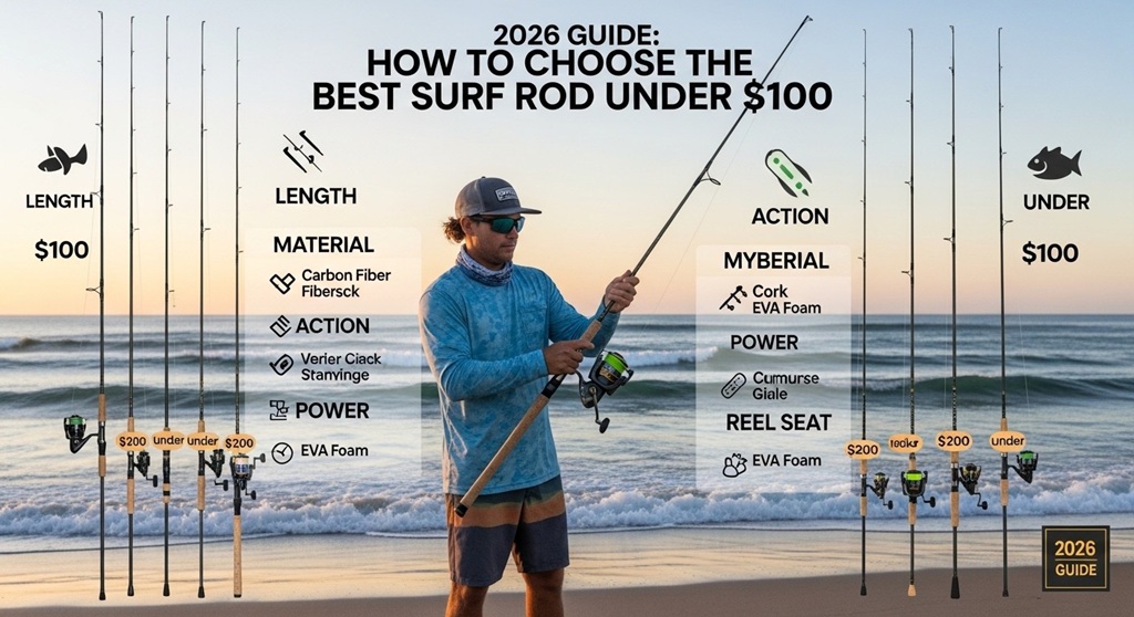 How to Choose the Best Surf Rod Under $100 (2026 Guide)