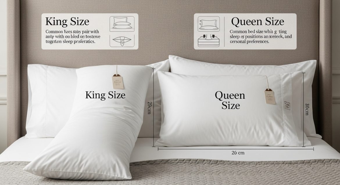 How to Choose Between King Size and Queen Size Pillows