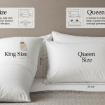 king size pillow vs queen size pillow dimension comparison chart