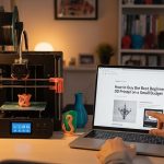best beginner 3d printer cheap setup on desk