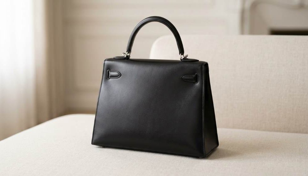 Designer handbag authenticity inspection in Chicago boutique