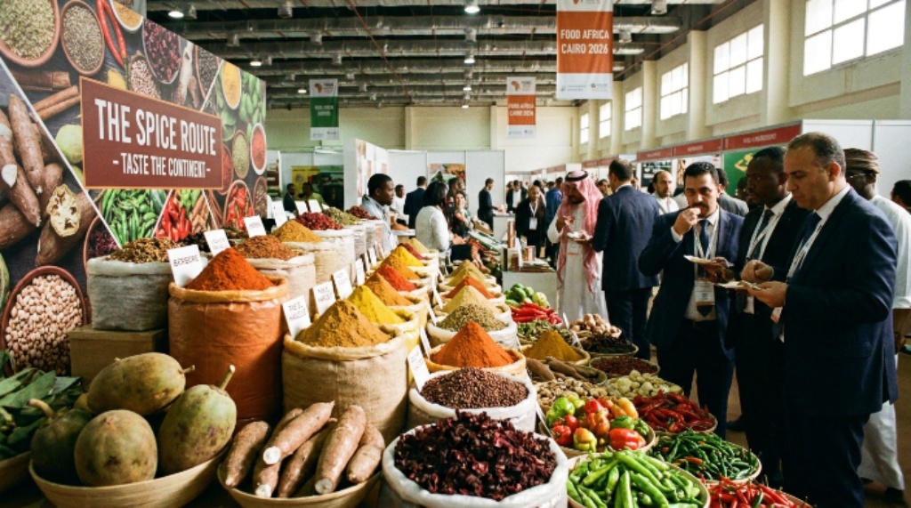 African spices and ingredients on display at Food Africa exhibition 2026