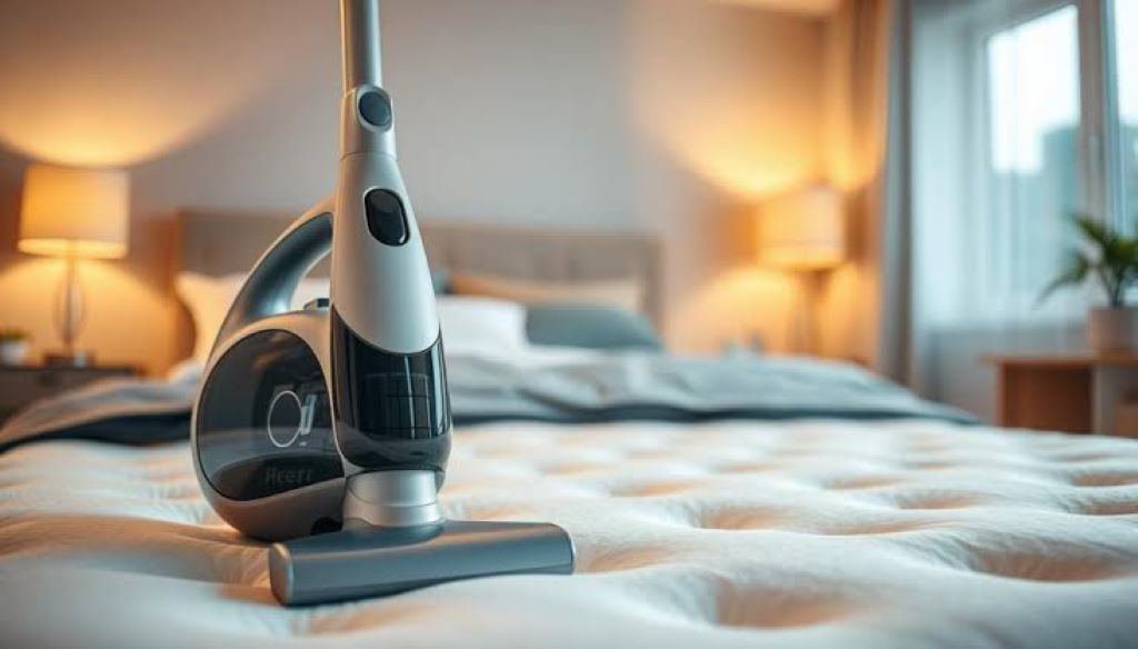 HEPA mattress vacuum cleaning a mattress to remove dust mites in Texas (TX)