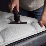Mattress vacuum removing dust mites in a Texas (TX) home