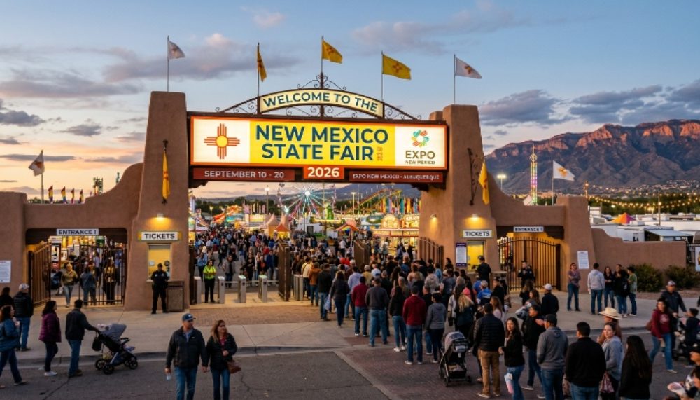 New Mexico State Fair 2026 entrance at Expo New Mexico Albuquerque September