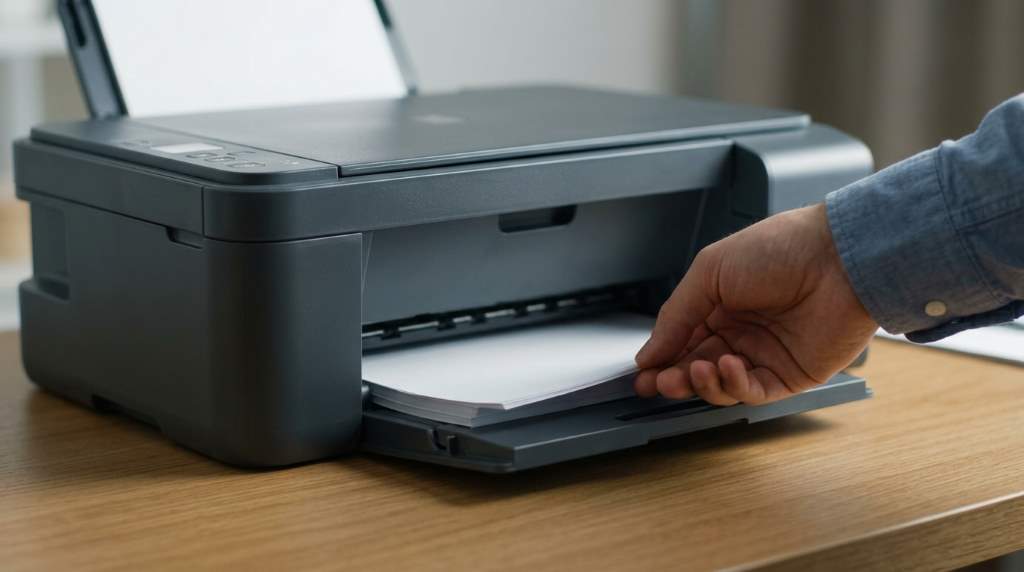 Office printer maintenance to prevent paper jams